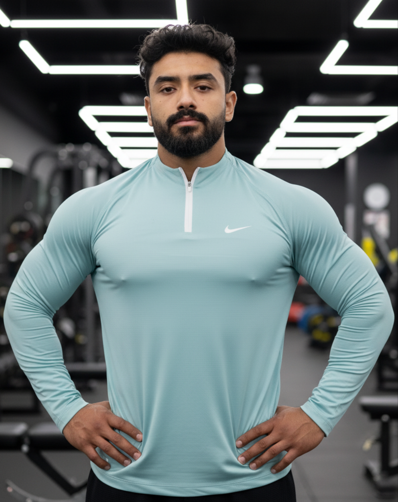 The premium zipped long sleeves - Mint