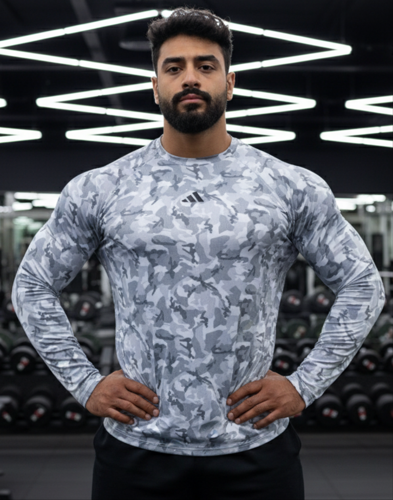 The premium long sleeves - Camo White