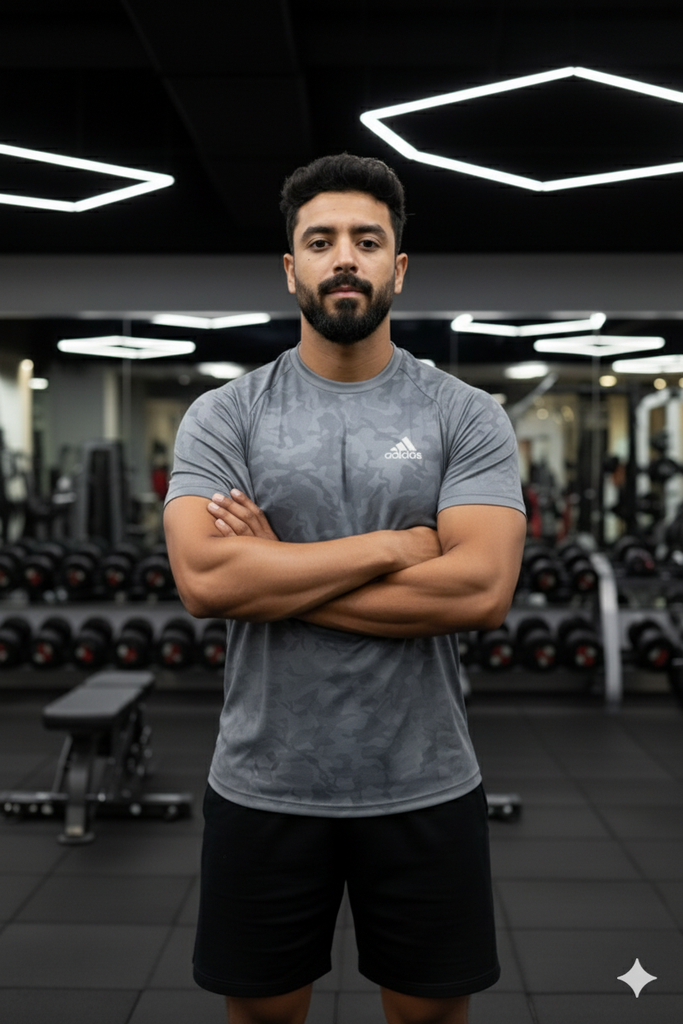 Super Army Dry Fit Tshirt - gray