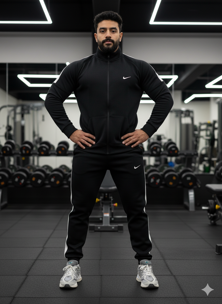 The premium training suit - Black
